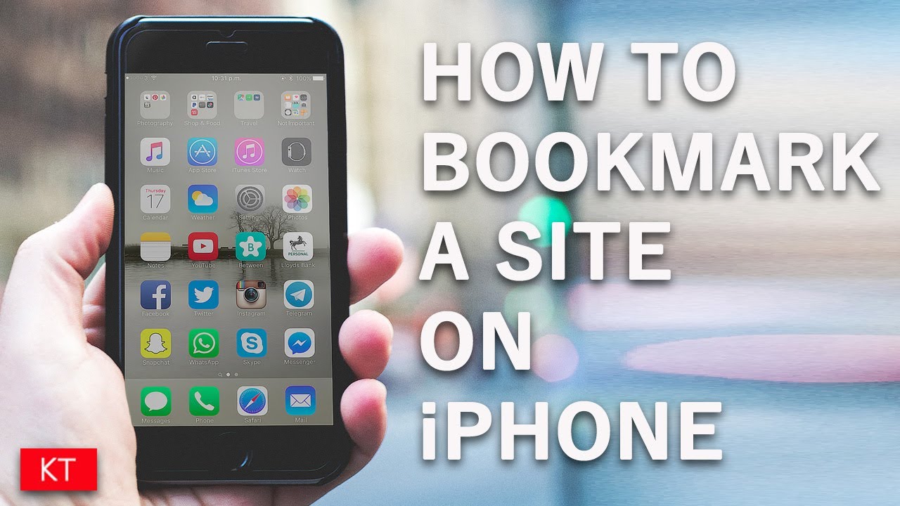 Bookmarks on iPhone