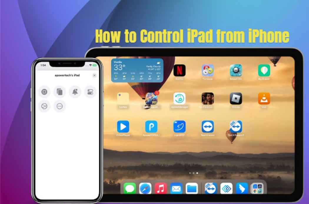 Control iPad with iPhone