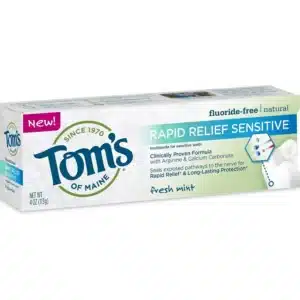 Tom’s of Maine Fluoride-Free Rapid Relief Sensitive Toothpaste